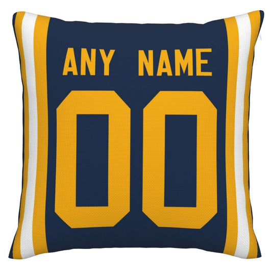 Custom GB.Packers Pillow Decorative Throw Pillow Case - Print Personalized Football Team Fans Name & Number Birthday Gift Football Pillows