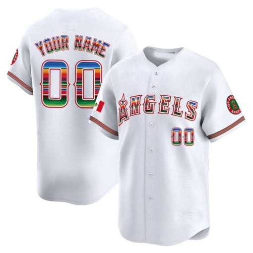 Custom Los Angeles Angels Mexico Vapor Premier Limited ¨C All Stitched Baseball Jersey