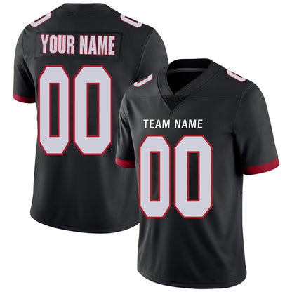 Custom A.Falcons Team Player or Personalized Design Your Own Name for Men Women Youth Jerseys Red Football Jerseys
