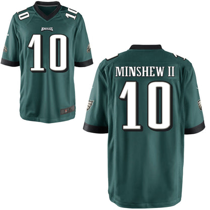 Football Jerseys P.Eagles #10 Gardner Minshew Player Stitched Game Jersey