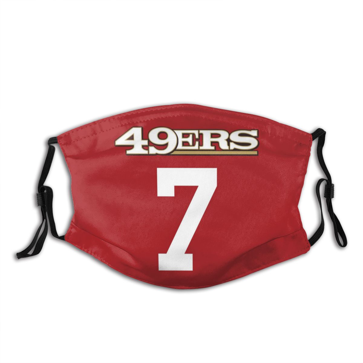 Stitched American SF.49ers #7 Colin Kaepernick Personalize Design Face Mask Football Jerseys