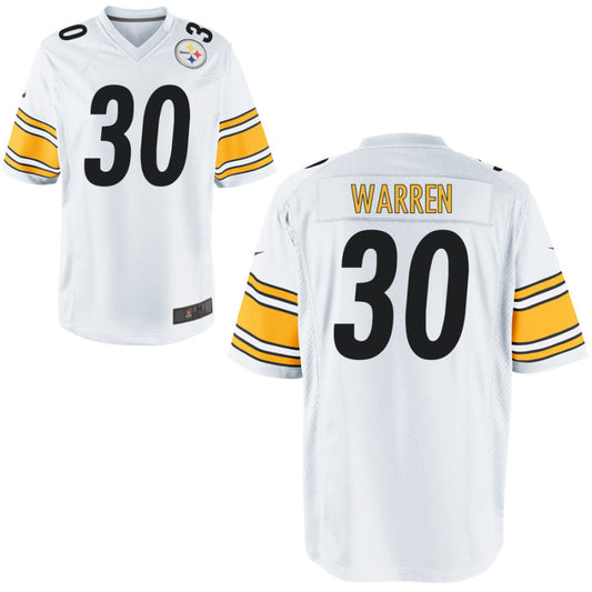 Football Jerseys P.Steelers #30 Jaylen Warren Player Stitched Game Jersey
