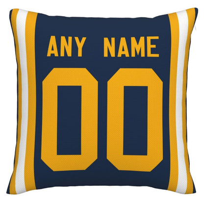 Custom GB.Packers Pillow Decorative Throw Pillow Case - Print Personalized Football Team Fans Name & Number Birthday Gift Football Pillows