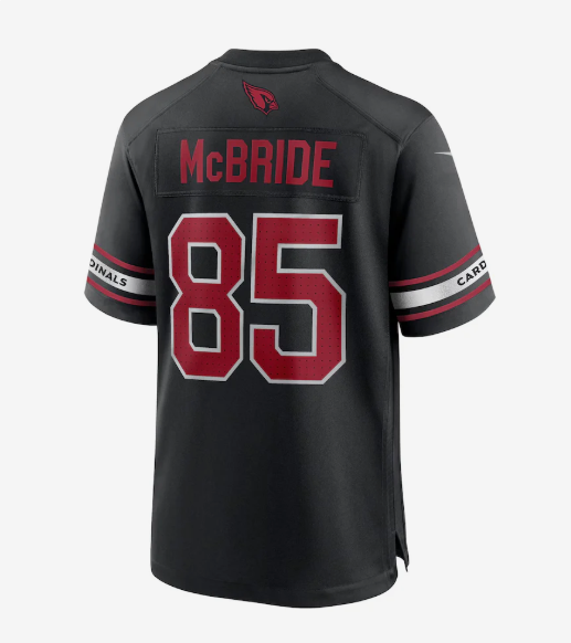 A.Cardinals #85 Trey McBride Player Black Alternate Game Football Jerseys