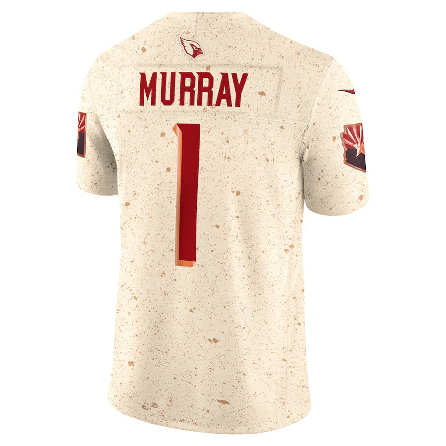 A.Cardinals #1 Kyler Murray 2025 Rivalries Collection Limited Jersey-CROVYIE - Natural Stitched American Football Jersey-CROVYIE