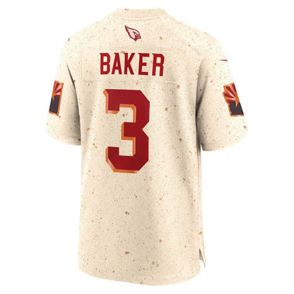 A.Cardinals #3 Budda Baker 2025 Rivalries Collection Game Jersey-CROVYIE - Natural Stitched American Football Jersey-CROVYIE
