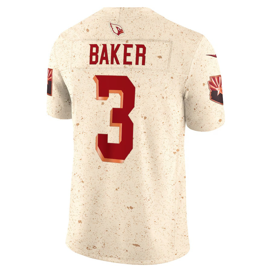 A.Cardinals #3 Budda Baker 2025 Rivalries Collection Limited Jersey-CROVYIE - Natural Stitched American Football Jersey-CROVYIE