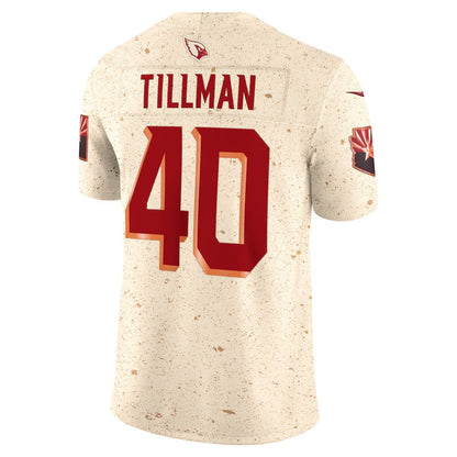 A.Cardinals #40 Pat Tillman 2025 Rivalries Collection Retired Player Limited Jersey-CROVYIE - Natural Stitched American Football Jersey-CROVYIE