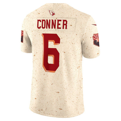 A.Cardinals #6 James Conner 2025 Rivalries Collection Limited Jersey-CROVYIE - Natural Stitched American Football Jersey-CROVYIE