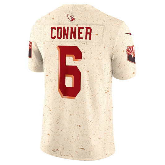 A.Cardinals #6 James Conner 2025 Rivalries Collection Limited Jersey-CROVYIE - Natural Stitched American Football Jersey-CROVYIE