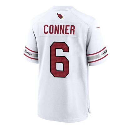 A.Cardinals #6 James Conner White Game Stitched American Football Jerseys