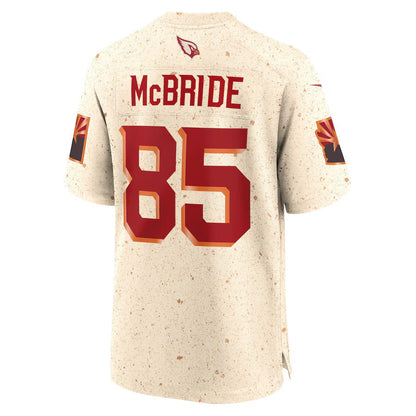 A.Cardinals #85 Trey McBride 2025 Rivalries Collection Game Jersey-CROVYIE - Natural Stitched American Football Jersey-CROVYIE