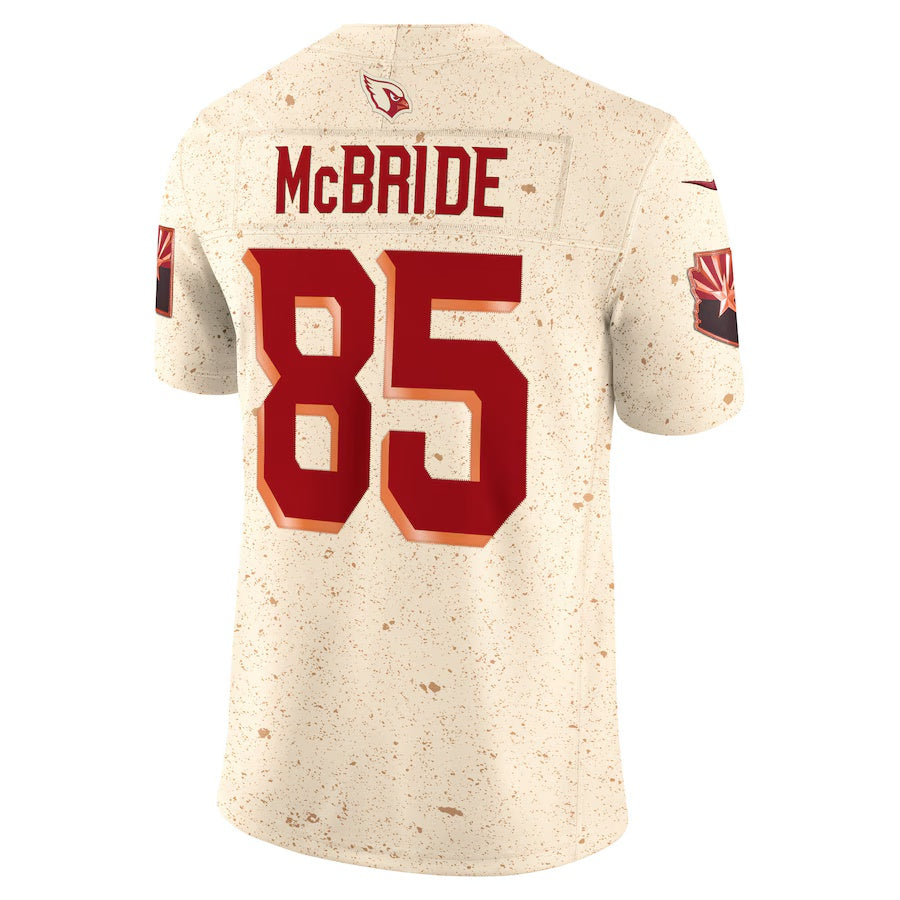 A.Cardinals #85 Trey McBride 2025 Rivalries Collection Limited Jersey-CROVYIE - Natural Stitched American Football Jersey-CROVYIE
