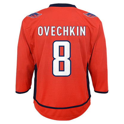 W.Capitals #8 Alex Ovechkin Infant Replica Player Jersey Red Stitched American Hockey Jerseys CROVYIE