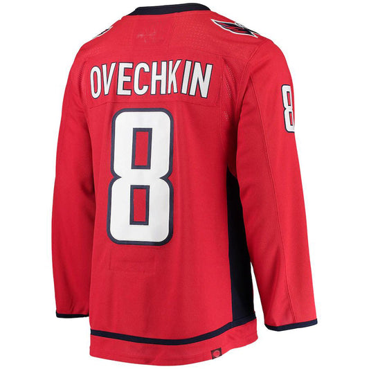 W.Capitals #8 Alex Ovechkin Home Captain Patch Primegreen Authentic Pro Player Jersey  Red Stitched American Hockey Jerseys CROVYIE