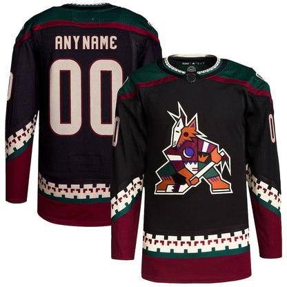 Custom A.Coyotes Home Primegreen Authentic Pro Custom Jersey Black Stitched American Hockey Jerseys CROVYIE