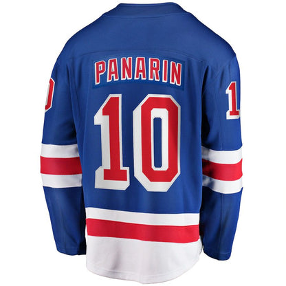 NY.Rangers #10 Artemi Panarin Fanatics Branded Premier Breakaway Player Jersey  Blue Stitched American Hockey Jerseys CROVYIE