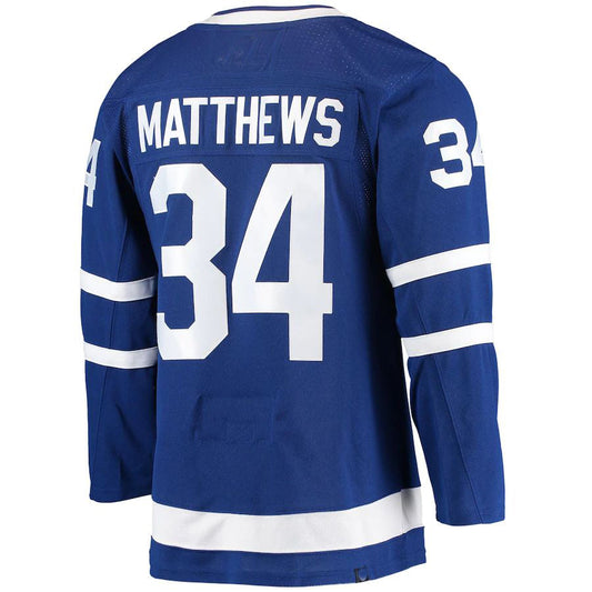 T.Maple Leafs #34 Auston Matthews Home Primegreen Authentic Pro Player Jersey Blue Stitched American Hockey Jerseys CROVYIE