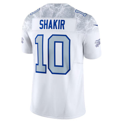B.Bills #10 Khalil Shakir 2025 Rivalries Collection Limited Jersey-CROVYIE - White Football Stitched American Jersey-CROVYIE