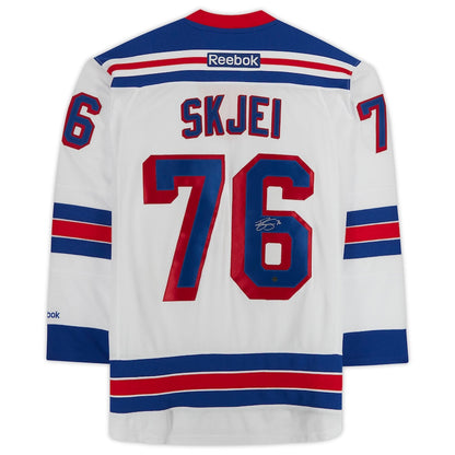 NY.Rangers #76 Brady Skjei Fanatics Authentic Autographed Reebok Premier Jersey White Stitched American Hockey Jerseys CROVYIE