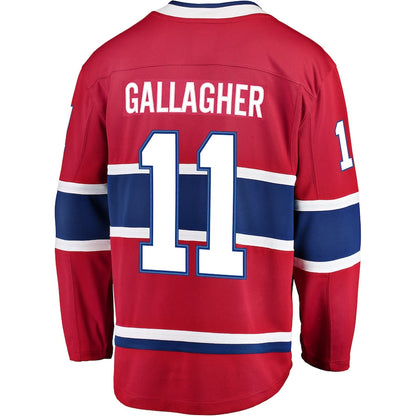 M.Canadiens #11 Brendan Gallagher Fanatics Branded Breakaway Player Jersey Red Stitched American Hockey Jerseys CROVYIE