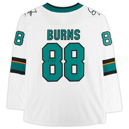 SJ.Sharks #88 Brent Burns Fanatics Authentic Autographed Fanatics Breakaway Jersey White Stitched American Hockey Jerseys CROVYIE