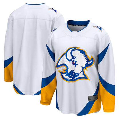 B.Sabres Fanatics Branded Special Edition 2.0 Breakaway Blank Jersey  White Stitched American Hockey Jerseys CROVYIE