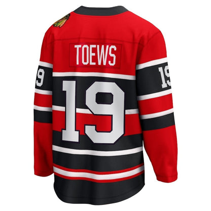 C.Blackhawks #19 Jonathan Toews Fanatics Special Edition 2.0 Breakaway Player Jersey - Red Stitched American Hockey Jerseys CROVYIE