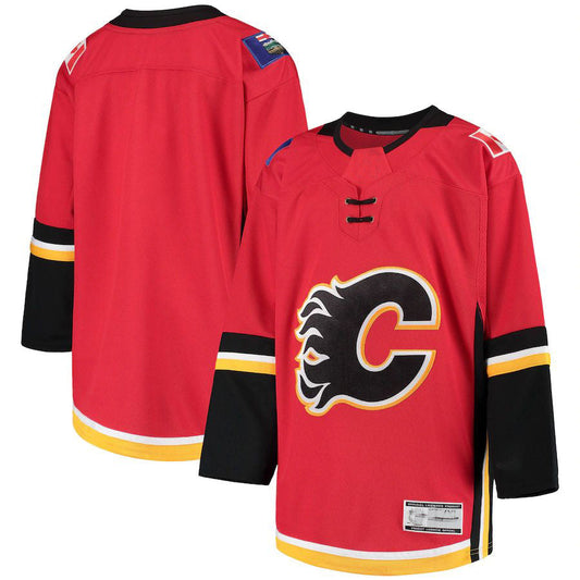 C.Flames 2020-21 Alternate Premier Jersey  Stitched American Hockey Jerseys CROVYIE