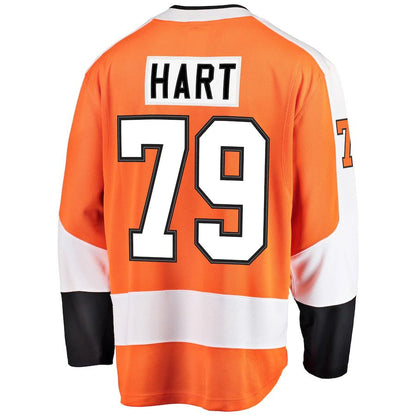 P.Flyers #79 Carter Hart Fanatics Branded Home Premier Breakaway Player Jersey Orange Stitched American Hockey Jerseys CROVYIE
