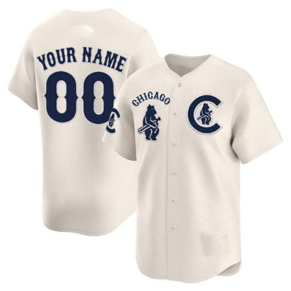 Custom Chicago Cubs Special Vapor Premier Limited V2¨C All Stitched Baseball Jersey