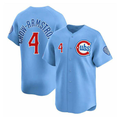 Chicago Cubs #4 Pete Crow-Armstrong Blue 2024-25 2nd Alternate Limited Stitched Baseball Jersey