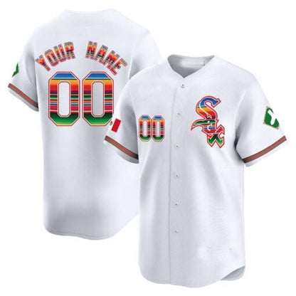 Custom Chicago White Sox Mexico Vapor Premier Limited V2 ¨C All Stitched Baseball Jersey