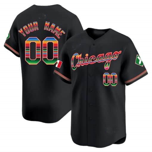 Custom Chicago White Sox Mexico Vapor Premier Limited V3 ¨C All Stitched Baseball Jersey