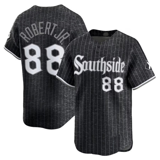 Chicago White Sox #88 Luis Robert Jr. City Connect Limited Jersey - Black Stitched Baseball Jersey