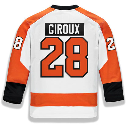 P.Flyers #28 Claude Giroux Fanatics Branded Replica Player Jersey White Stitched American Hockey Jerseys CROVYIE