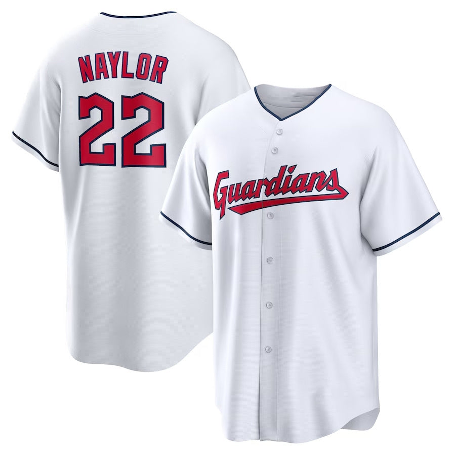 Cleveland Guardians #22 Josh Naylor Home Replica Jersey - White American Baseball Jerseys