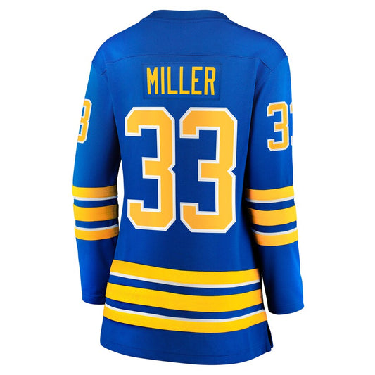 B.Sabres #33 Colin Miller Fanatics Branded Home Breakaway Player Jersey Royal Stitched American Hockey Jerseys CROVYIE