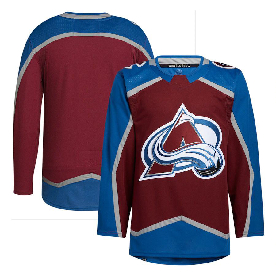 C.Avalanche Home Primegreen Authentic Pro Jersey Burgundy Stitched American Hockey Jerseys CROVYIE