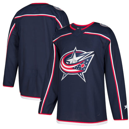 C.Blue Jackets Home Authentic Blank Jersey Navy Stitched American Hockey Jerseys CROVYIE
