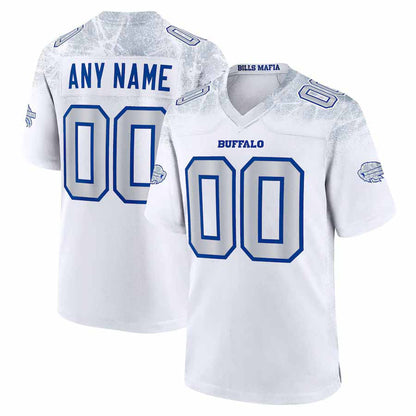 Custom B.Bills 2025 Rivalries Collection Game Jersey-CROVYIE - White Football Stitched American Jersey-CROVYIE