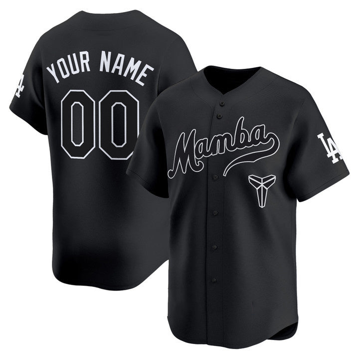 Custom Los Angeles Dodgers Black Mamba Vapor Premier Limited Custom Jersey - All Stitched Baseball Jersey