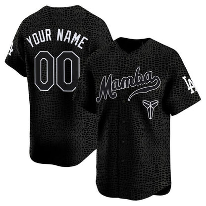 Custom Los Angeles Dodgers Black Mamba Vapor Premier Limited Custom Jersey - All Stitched Baseball Jersey