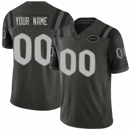 Custom NY.Jets Active Player Black 2025 F.U.S.E. Rivalries Vapor Limited Football Stitched Jersey-CROVYIE