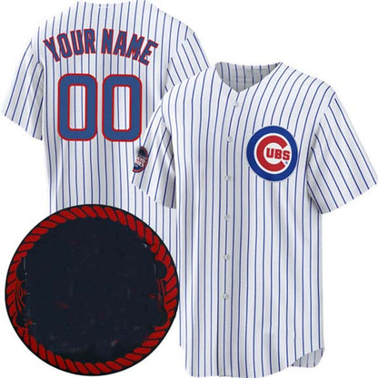 Custom Chicago Cubs Active Player White 2025 World Tour Tokyo Series Home Stitched Baseball Jerseys