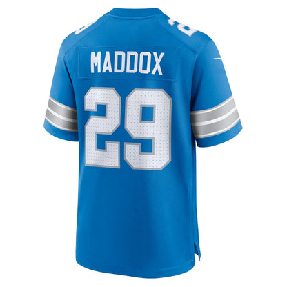 D.Lions #29 Avonte Maddox Blue Team Game American Football Jerseys