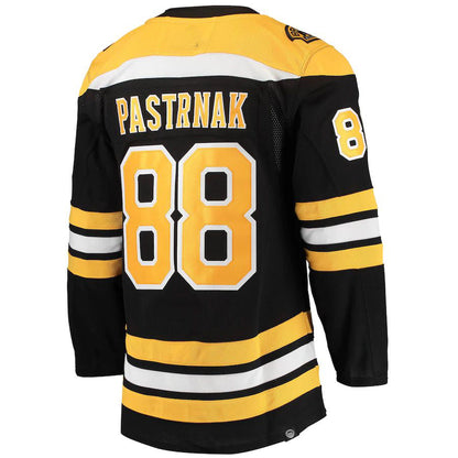 B.Bruins #88 David Pastrnak Home Primegreen Authentic Pro Player Jersey Black Stitched American Hockey Jerseys CROVYIE