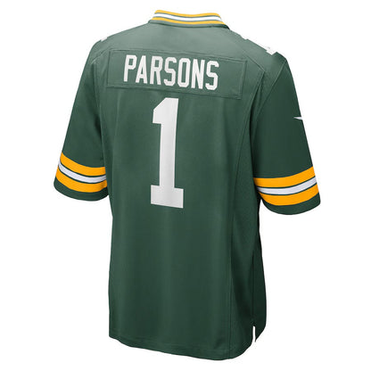 GB.Packers #1 Micah Parsons Green Game Player American Football Jerseys