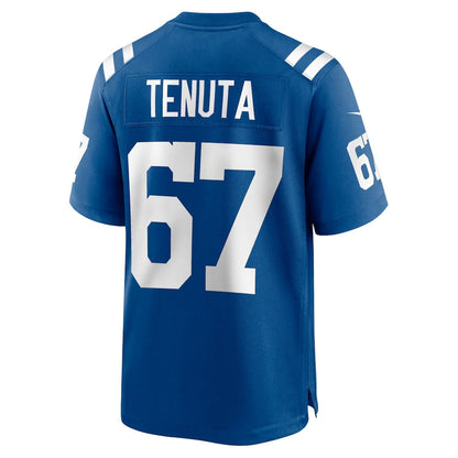 IN.Colts #67 Luke Tenuta Royal Team Game Stitched American Football Jerseys