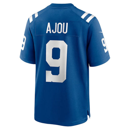 IN.Colts #9 Ajou Ajou Royal Team Game Stitched American Football Jerseys